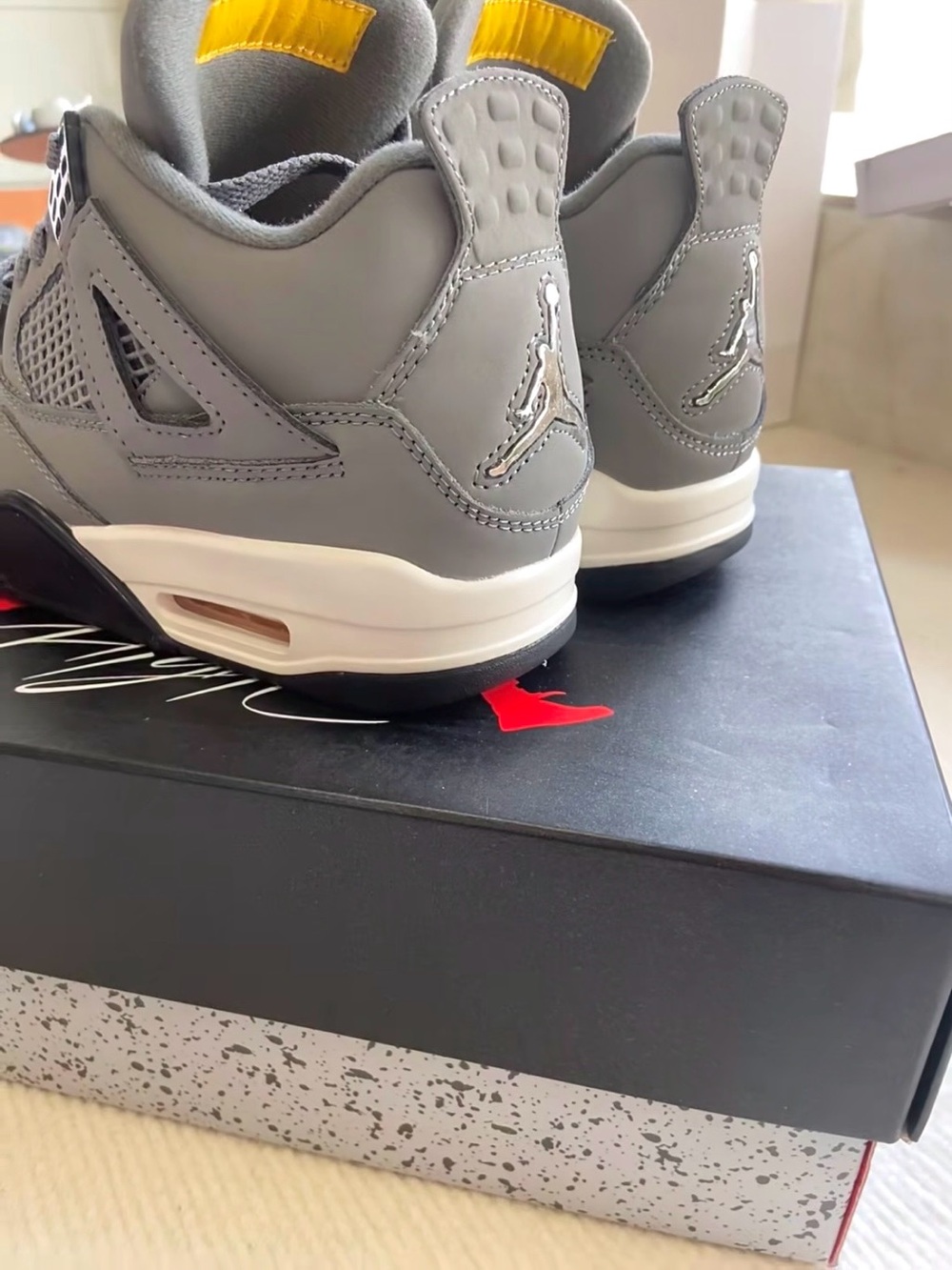 Jordan 4 Retro Cool Grey 2019 -Men’s Sleek Athletic Trainers Sneakers - Picture 6 of 6